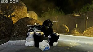 Think this shark's roblox bath stays innocent or turns into rough furry creampie sex?