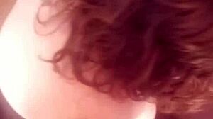 EXCLUSIVE POV LIVING ROOM FUN WITH STACY'S BLOWJOB DOGGY AND CUM FACIAL ON SHEER!