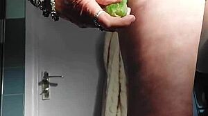 Grandma's Cunt Stuffed with Cucumber? You Won't Believe This Slut!