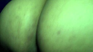 sexy big booty ebony slut chokes on cock before doggystyle cum flood