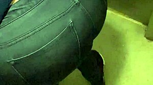 Candid Spanish Wife's Huge European Ass