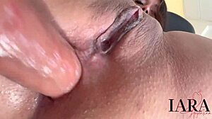 Curvy Slut Fingers and Toys Ass Until Gushing Squirting Orgasms