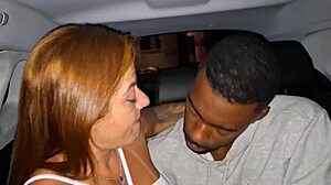 gave neighbor a ride then fucked her tight pussy with monster cock in car backseat
