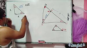 Asian Nerd Teacher Sexual Math Challenge