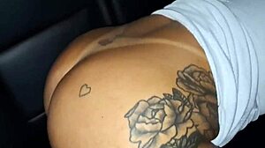 gave neighbor a ride then fucked her tight pussy with monster cock in car backseat