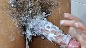 Virgin Shaves Pubes for Friend's Blowjob but Tries Raw Fuck in Bath