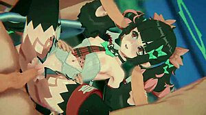 zenless zone zero nangong yu idol's bound wing forces cowgirl in 3d hentai 3some anal gangbang