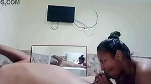 Cheating housewife sucks bareback creampie leaked homemade fuck!
