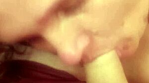 EXCLUSIVE POV LIVING ROOM FUN WITH STACY'S BLOWJOB DOGGY AND CUM FACIAL ON SHEER!