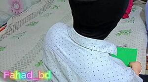 yo, that desi horny student is fucking her teacher hard in the dorm part 1!