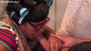 granny, feel this huge cock ripping your wrinkled ass wide open?