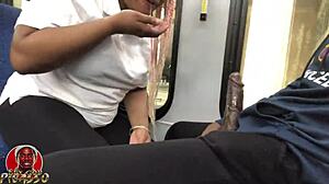 Public Bus Sucker Honey Rose Swallows Huge Black Cock Deep? 