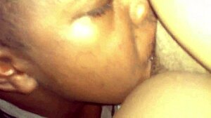 Juicy chocolate pregnant pussy gets tongue-fucked and sucked sloppy wet