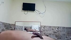 Cheating housewife sucks bareback creampie leaked homemade fuck!