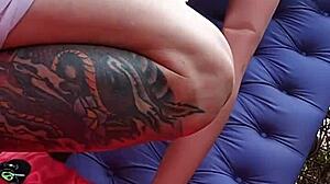 I Cum Hard in Blonde Sex Doll's Tight Toy Asshole!
