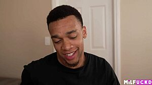 Hotwife Lures Gym Stud for Interracial Deepthroat and Creampie Ride