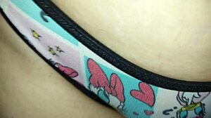 stepdaughter shows off her new panty with rich delicious smell