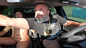 novinha nicole ventura tries anal car ride on driver's cock - bareback creampie?
