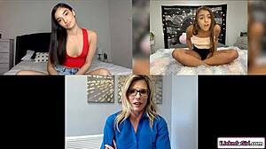 i catch my stepdaughter fingering her shaved pussy on webcam now what
