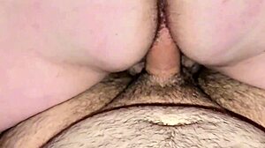 whoa thick bbw milf's big butt spread wide for huge creampie load! 🍑💦
