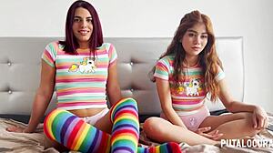 whoa marina gold and rosie cage gulp torbe's load after wild fuck 😍💦