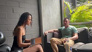 one of my patients abby carter turns me on so hard i fuck her tight pussy doggystyle cowgirl with deepthroat and creampie