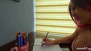 german bimbo cathy b fucked hard by mom's old friend homework
