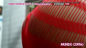 Blonde Balconista Takes Monster Cock Anal in Sexshop Bent Over