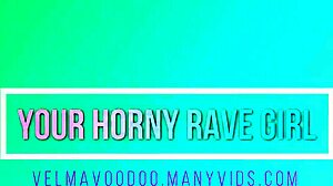 Velma Voodoo's Huge Oiled Ass Teases with Naughty Dildo Squirting!