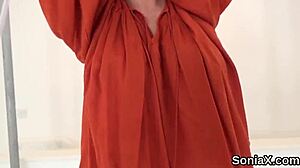 my british milf crush lady sonia flaunts those huge tits everywhere