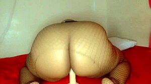 hey watch me grind this dildo in stockings until i squirt and cum hard