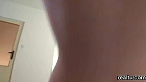 hey czech teen gets stripped in shop for pov pounding