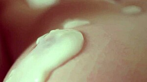 good morning elizabeth licks nicolette's petite pussy in steamy kitchen lesbian session