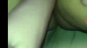 Wife Stretches Pussy with 10 Inch Monster Dildo