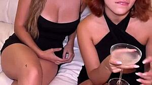 Angel YOUNG 18+ teams with Marina Gold for TWO stunning beauties' adventure