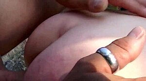 i wander the forest horny until two strangers fuck my neglected milf body