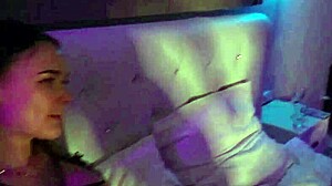 Lesbian domme pounds submissive sluts bent over with massive strapon