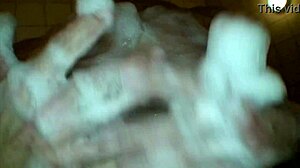 japanese stepmom in bathtub slurps my cock deep before pov pussy ride