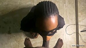 god my sexy petite ebony roommate licks and sucks my dick bone dry in the dorm
