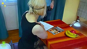 hey mommy milf digs into stepson's cock breakfast on a plate