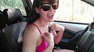 Stopped a stranger on the street for info and sucked his cock till mouth cum!