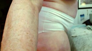 dawnskye1962 teases first white panties