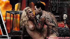 pierced goth punk slut drilled hard till messy cumshot