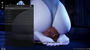 gothic kuro farts hard on face during witch cumshot