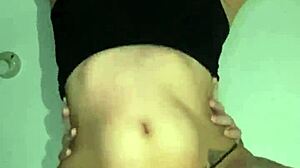 Skinny Latina Girlfriend Fucked Rough In Kitchen By Roommate's Big Cock
