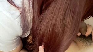 BLOWJOB CUM IN MOUTH from sexy Asian cosplay babe!!