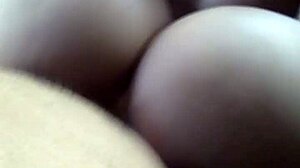 African Fuck Doll's Phat Ass Cheeks Splashed with Thick Man-Milk Cumshot