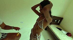 Skinny Ninfeta Carioca Fucks Raw in Woods with Couple, Caught Public but Keeps Riding Big Cocks!
