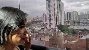 hot brazilian wife calls stud bull while cuck hubby works, her wet pussy burns for dick