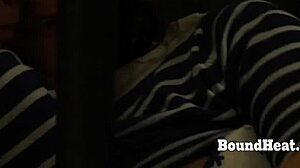 Betrayed Cargo: Two Young Lesbians Bound in Prison for Femdom Humiliation and Play